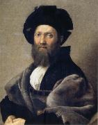 Raphael Portrait of Baldassare Castiglione oil painting artist